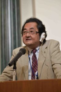 国際会議宣言起草委員長の冨田宏治さん