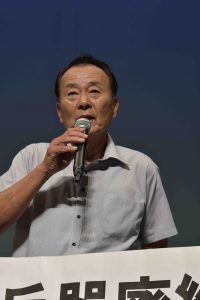 広島県朝鮮人被爆者協議会理事長の金鎮湖（キム・ヂノ）さん